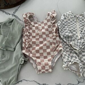Lot of Rylee + Cru & SIIX Kids Swim One Piece